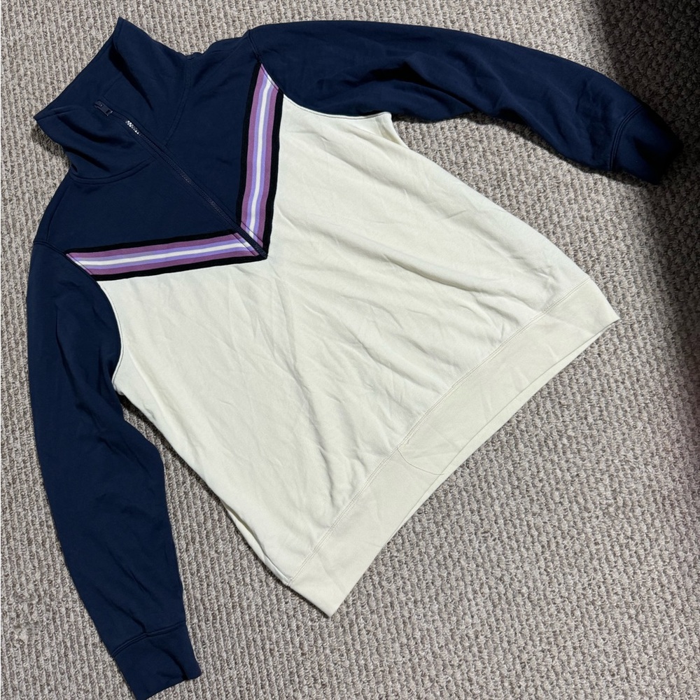 Stevie Almond Mood Indigo Pullover Oversized